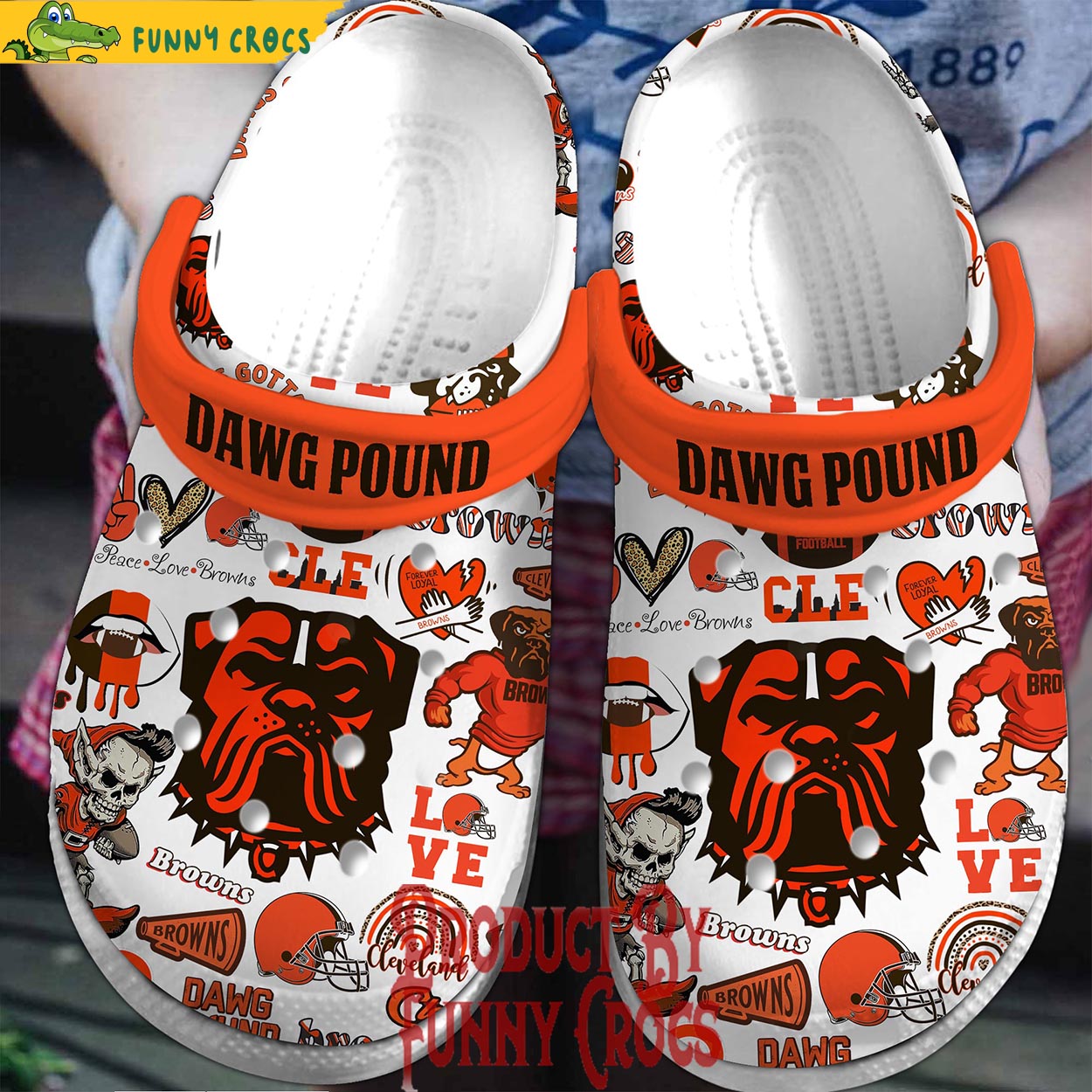 Cleveland Browns Dawgs Pound Crocs For Men - Discover Comfort And Style ...