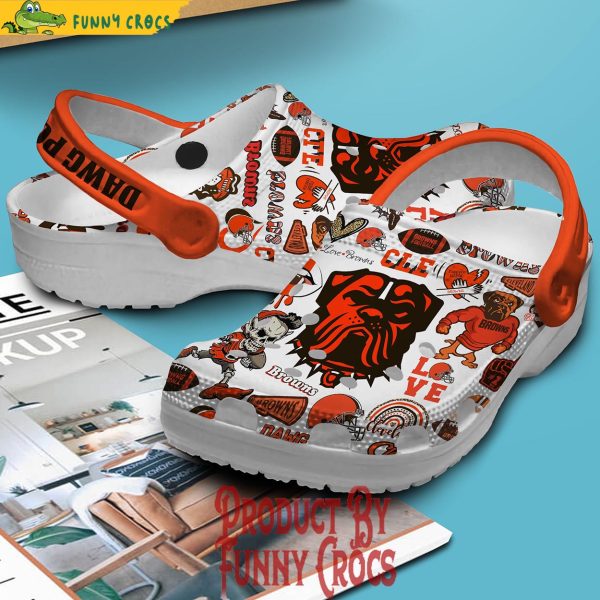 Cleveland Browns Dawgs Pound Crocs For Men