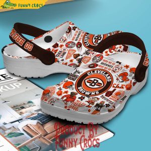 Cleveland Browns Go Browns Crocs Clog Shoes 3