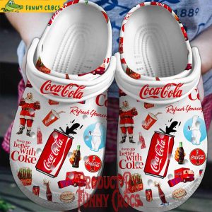 Coca Cola Santa Christmas Crocs