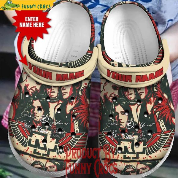 Custom Rammstein Band Crocs Gifts For Fans