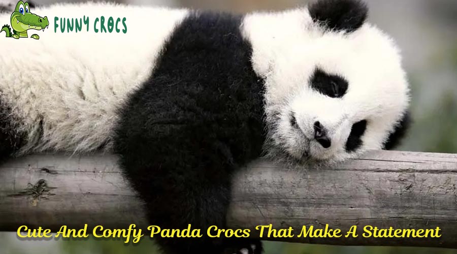 Cute And Comfy Panda Crocs That Make A Statement