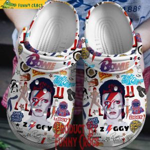 David Bowie Dance Magic Crocs Shoes 1