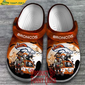 Denver Broncos Halloween Crocs 1
