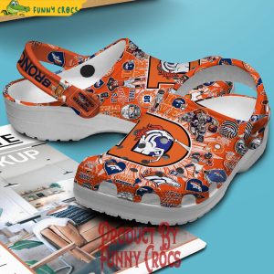 Denver Broncos Orange Crocs Slippers 2
