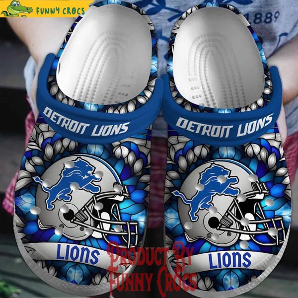 Detroit Lions Helmet Crocs For Adults