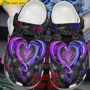 Dragon Heart Valentines Crocs Shoes