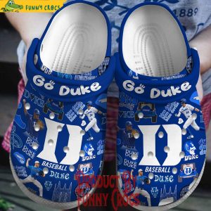 Duke Blue Devils Ncaa Sport Baseball Crocs Shoes 1