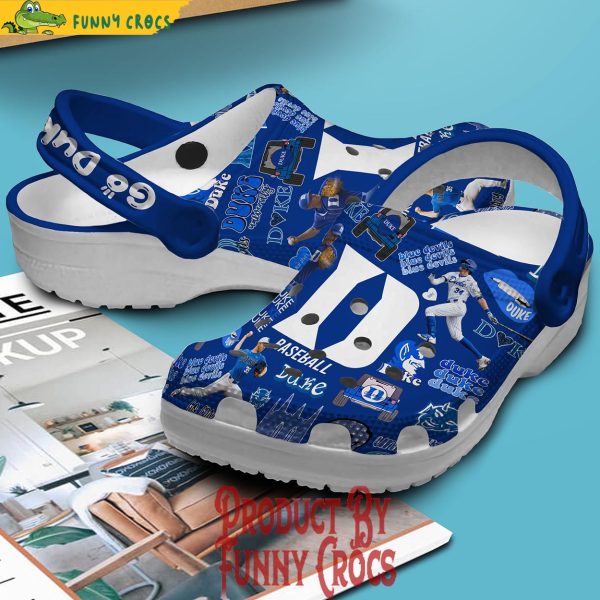 Duke Blue Devils Ncaa Sport Baseball Crocs Shoes