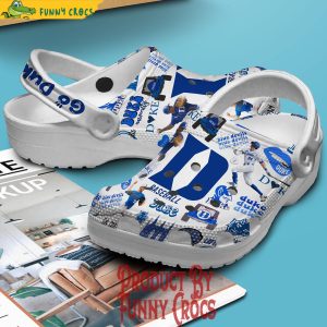 Duke Blue Devils Ncaa Sport Baseball White Crocs Shoes 3