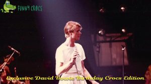 Exclusive David Bowie Birthday Crocs Edition