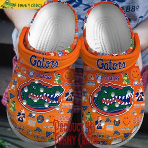 Florida Gators Football Orange Crocs
