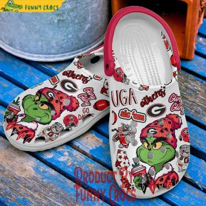 Georgia BullDogs Grinch Crocs Shoes 3