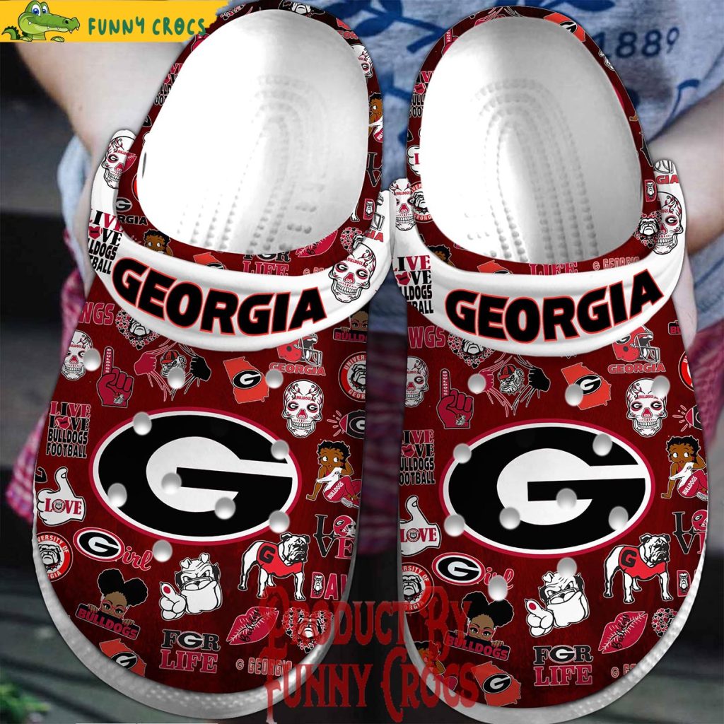 Georgia Bulldog Crocs Shoes