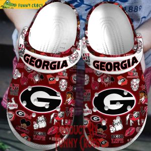 Georgia Bulldog Crocs Shoes 1