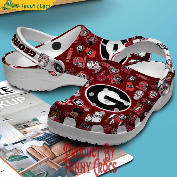 Georgia Bulldog Crocs Shoes