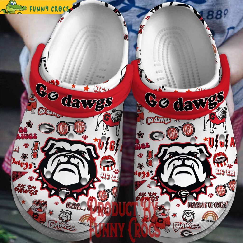 Georgia Bulldog Go Dawgs Crocs Slippers