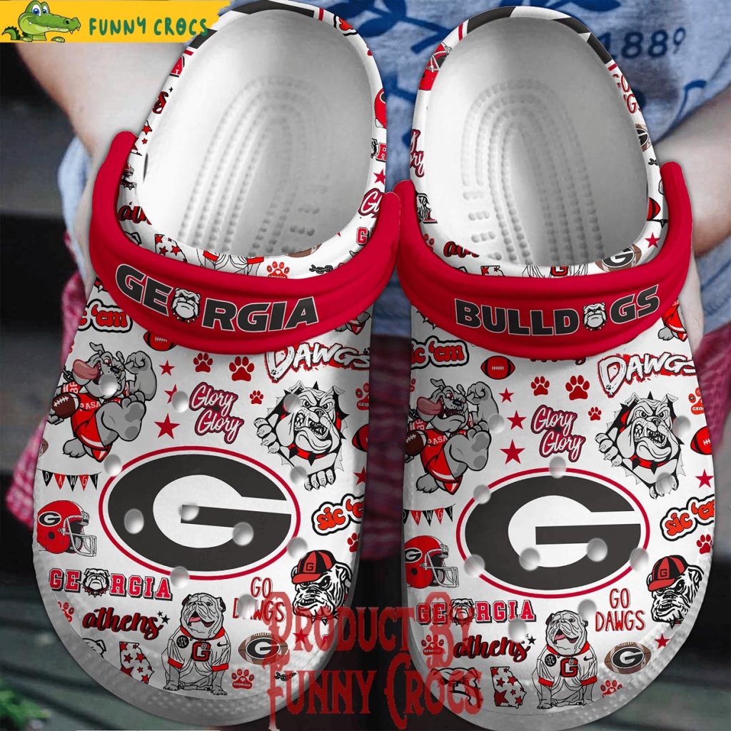 Georgia Bulldog NCAA Crocs For Adults