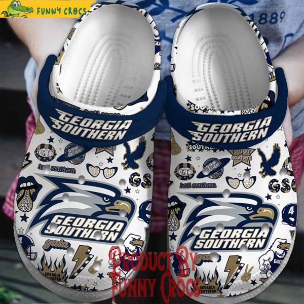 Georgia Southern Eagles Football Crocs Shoes