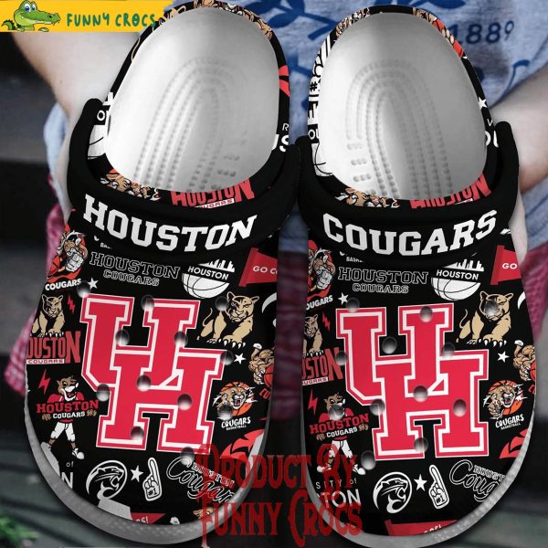 Houston Cougars NCAA Black Crocs Shoes