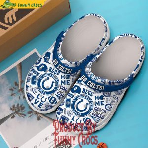 Indianapolis Colts Go Colts Crocs For Adults 2