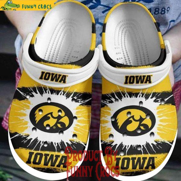 Iowa Hawkeyes Logo Crocs For Adults