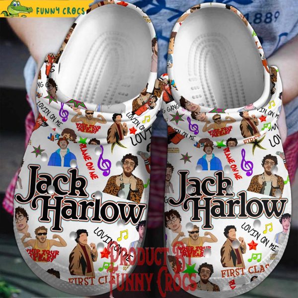 Jack Harlow Rapper Crocs Shoes