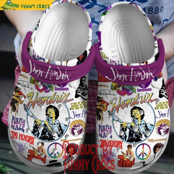 Jimi Hendrix Crocs Shoes