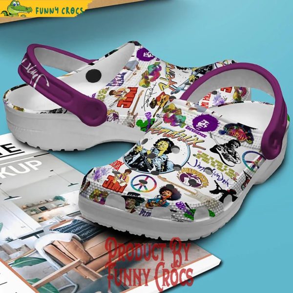 Jimi Hendrix Crocs Shoes