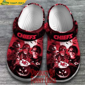 Kansas City Chiefs Halloween Crocs Shoes