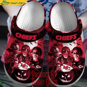 Kansas City Chiefs Halloween Crocs Shoes 2