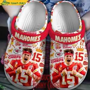 Kansas City Chiefs Mahomes Crocs Slippers 1
