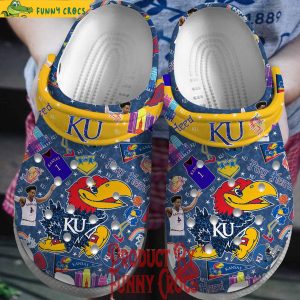Kansas Jayhawks Basketball Crocs Shoes