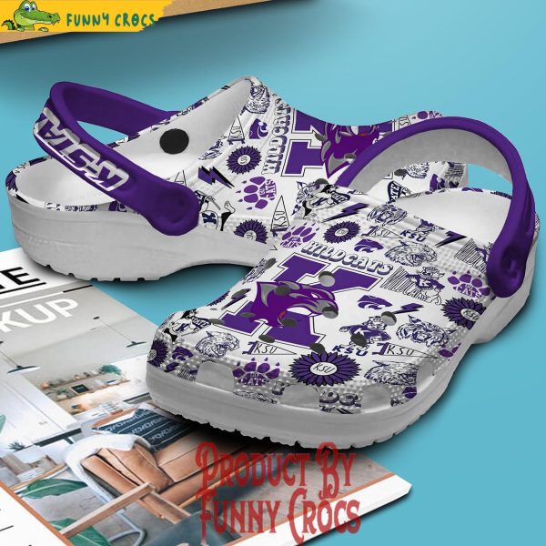 Kansas State Wildcats Football Crocs Shoes