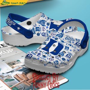 Lets Go Duke Blue Devils Football Crocs Shoes 2