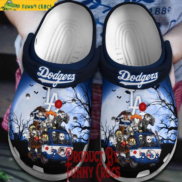 Los Angeles Dodgers Character Horror Crocs Shoes