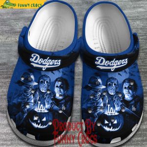 Los Angeles Dodgers Halloween Crocs Slippers