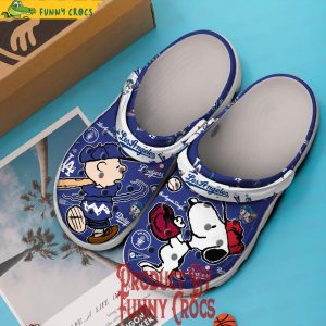Los Angeles Dodgers The Peanuts Snoopy Crocs Shoes 4
