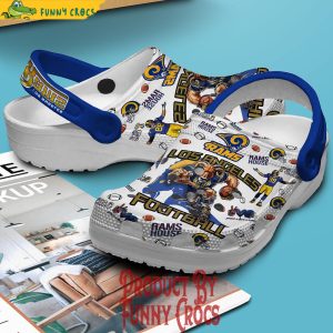 Los Angeles Rams FootBall Crocs Shoes 4