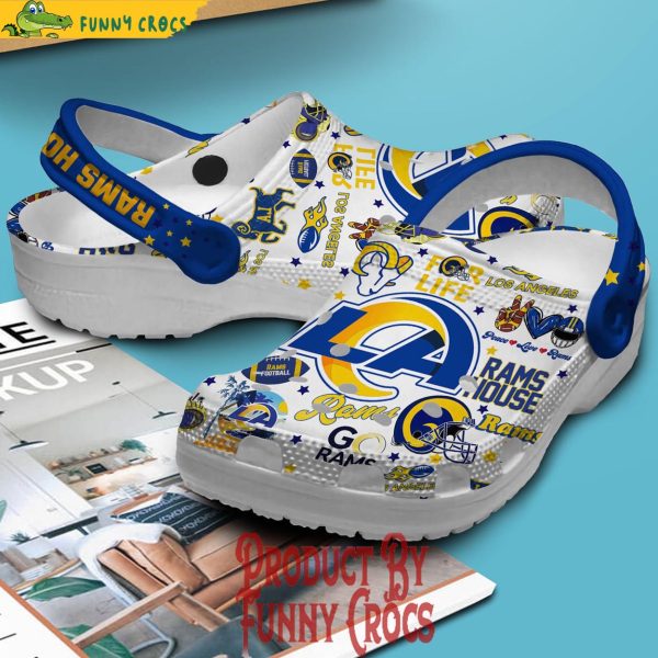 Los Angeles Rams House For Life Crocs Shoes