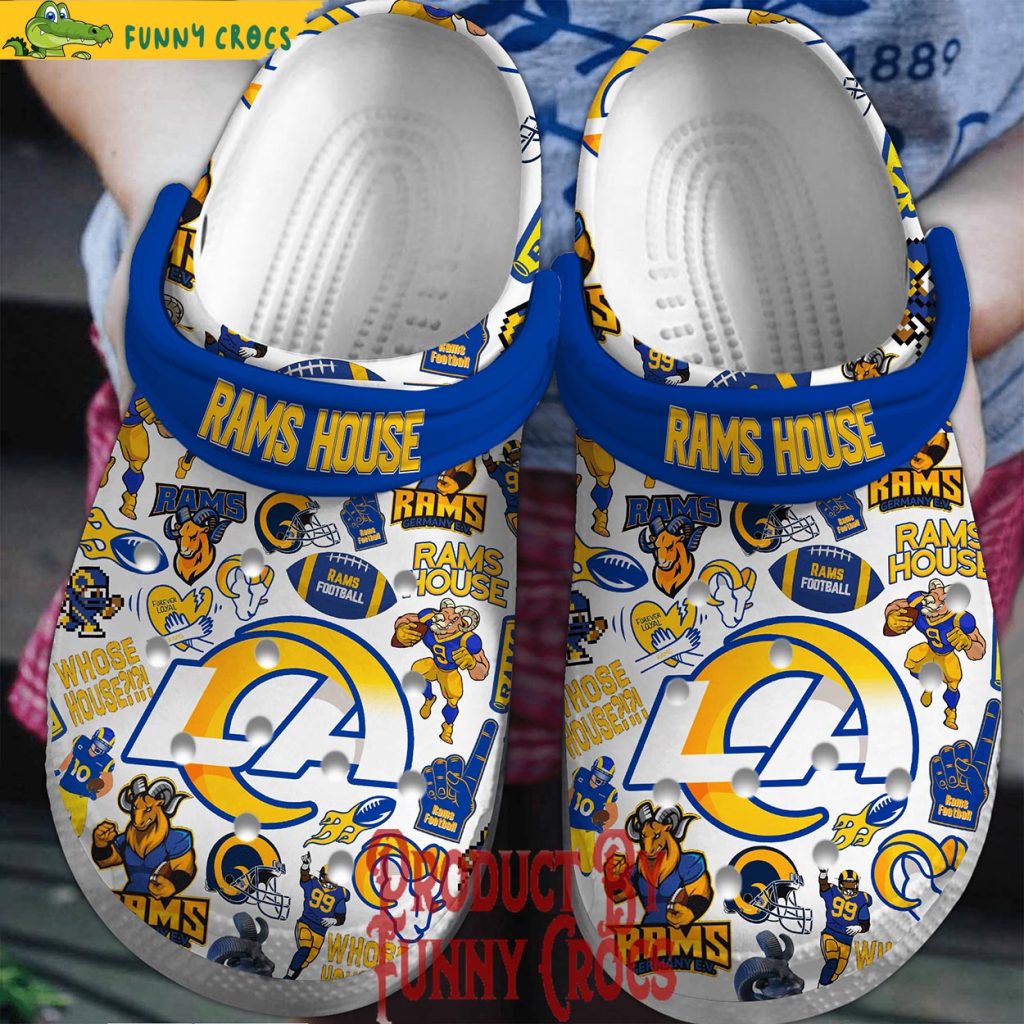 Los Angeles Rams NFL Crocs Slippers