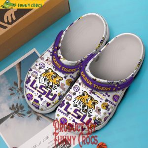 Lsu Geaux Tigers Football Crocs For Adults 4