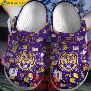 Lsu Geaux Tigers NCAA Crocs For Adults 1