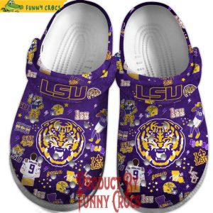 Lsu Geaux Tigers NCAA Crocs For Adults 2