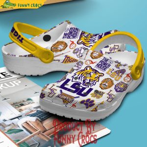 Lsu Tigers Baseball Champions Crocs Shoes