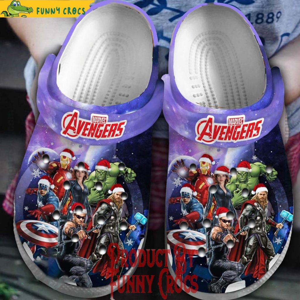 Marvel Avengers Christmas Crocs Shoes