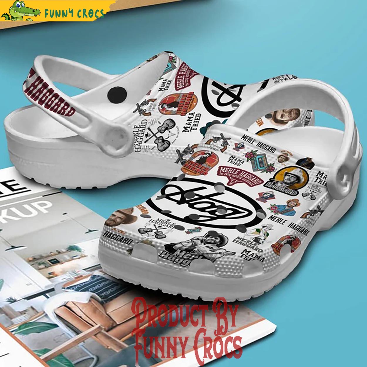 Merle Haggard Crocs Shoes - Discover Comfort And Style Clog Shoes With ...