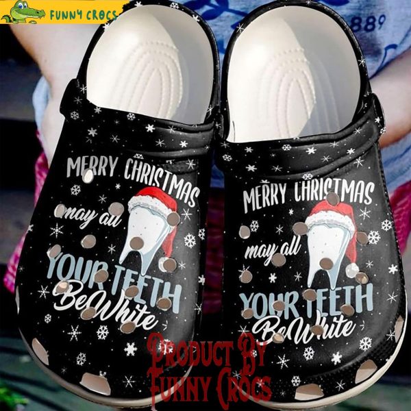 Merry Christmas Dentist Crocs Shoes
