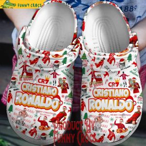Merry Christmas To SIU Cristiano Ronaldo Crocs Shoes