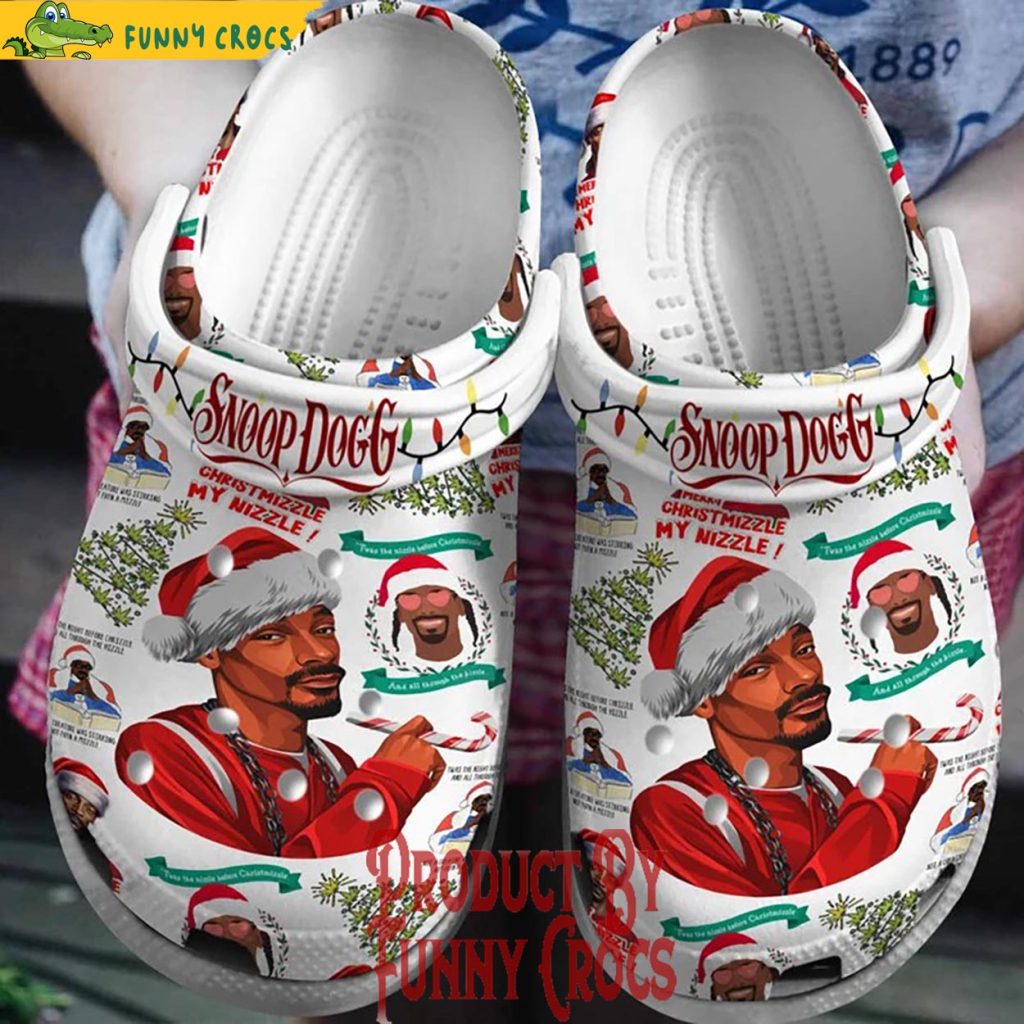 Merry Chrizzle Snoop Dogg Christmas Crocs Shoes